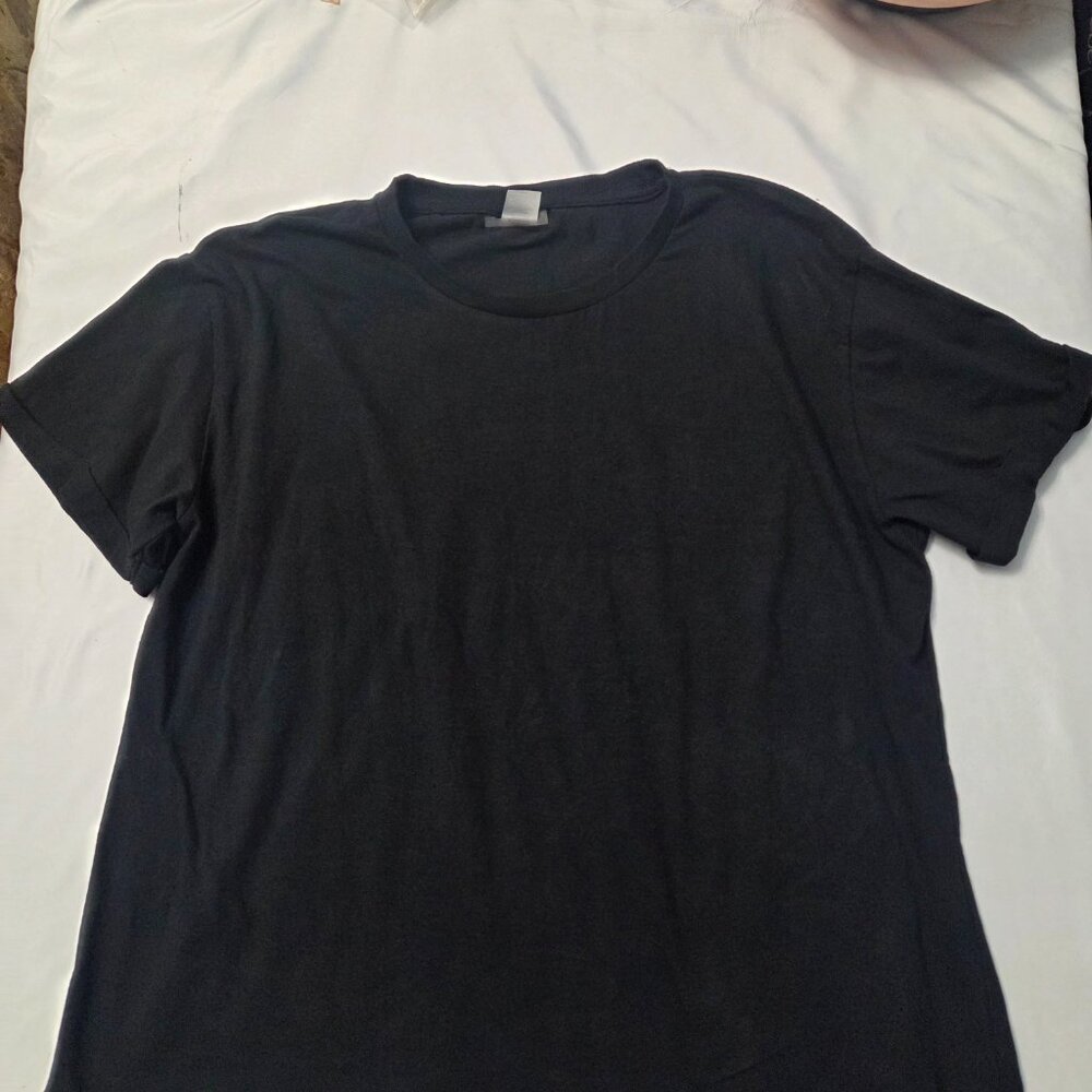 Trendy Cropped Eye Candy T-Shirt Black 2XL‎